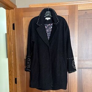 Miranda Lambert Idyllwind Black Teddy Jacket with Studded Details